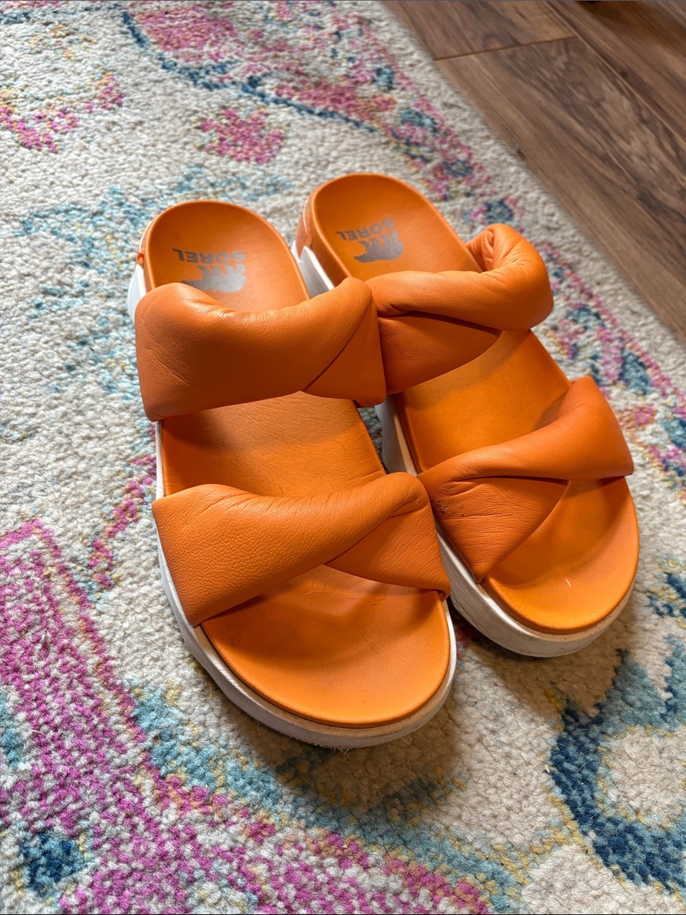 Sorel puffy sandals